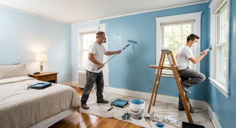 Preparing Rooms For Interior Painting