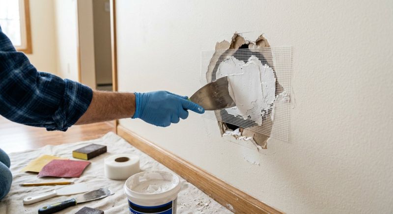 Drywall Hole Repair