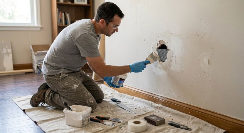 Drywall Hole Repair