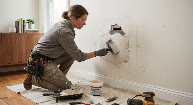 Drywall Hole Repair