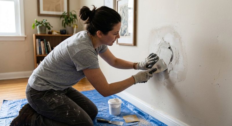 Drywall Hole Repair