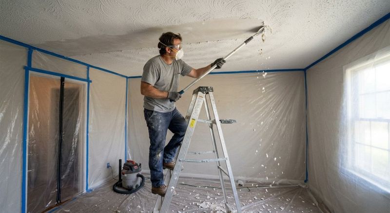How Texture Removal Modernizes Homes