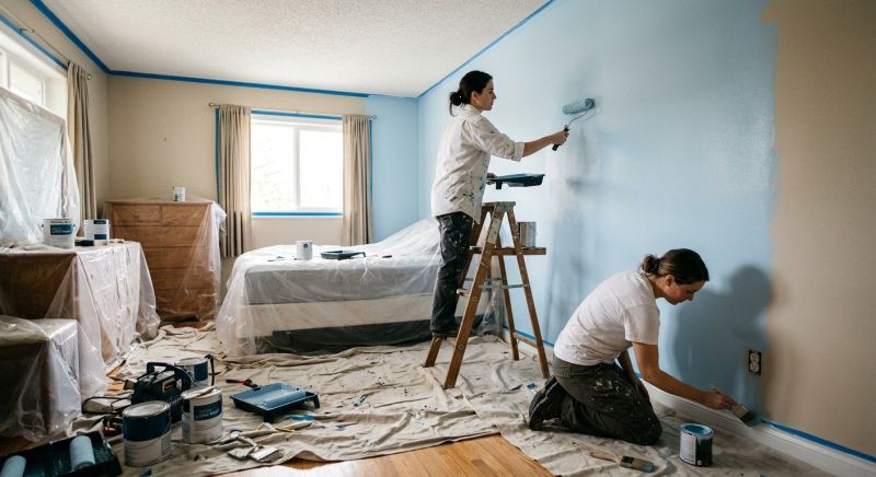 Preparing Rooms For Interior Painting