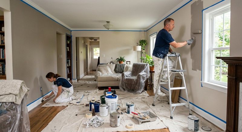 Preparing Your Home For Interior Painting In Zebulon
